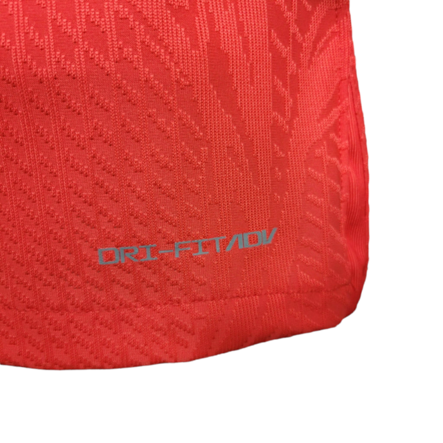 Camisa Seleção China I 23/24 - Jogador Nike Masculina - Vermelha com detalhes em amarelo