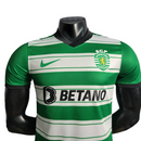 Camisa Sporting Lisboa I 22/23 - Jogador Nike Masculina - Verde com detalhes em branco e preto