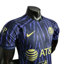 Camisa América do México II 22/23 - Jogador Nike Masculina - Azul com detalhes em amarelo