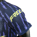 Camisa América do México II 22/23 - Jogador Nike Masculina - Azul com detalhes em amarelo