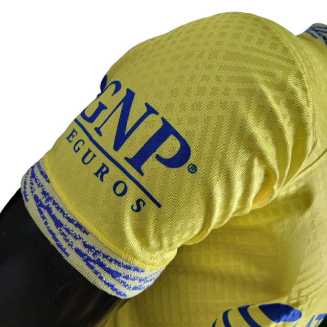 Camisa América do México I 22/23 - Jogador Nike Masculina -Amarela com detalhes em azul