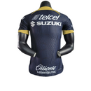 Camisa Pumas do México III 23/24 - Jogador Nike Masculina - Azul com detalhes em dourado