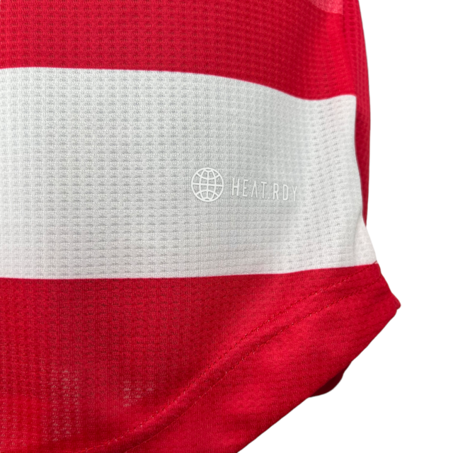 Camisa River Plate Edição 23/24 - Jogador Adidas Masculina - Vermelha com detalhes em branco