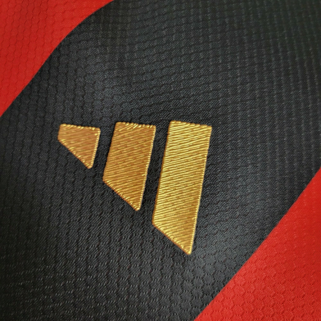 Camisa Atlanta United II 23/24 - Jogador Adidas Masculina - Vermelha com detalhes preto e dourado