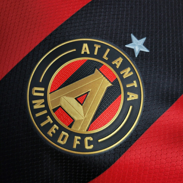 Camisa Atlanta United II 23/24 - Jogador Adidas Masculina - Vermelha com detalhes preto e dourado