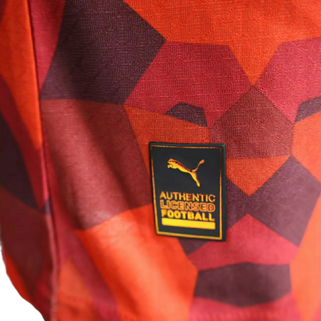 Camisa Marrocos Edição Especial 23/24 - Jogador Puma Masculina - Vermelha com detalhes em verde e branco