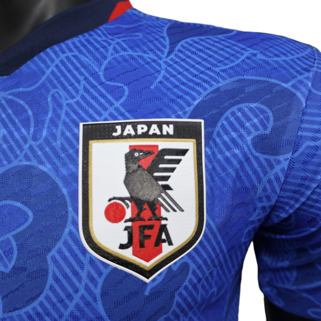Camisa Seleção do Japão Edição Especial 23/24 - Jogador Adidas Masculina - Azul com detalhes em branco