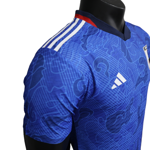 Camisa Seleção do Japão Edição Especial 23/24 - Jogador Adidas Masculina - Azul com detalhes em branco