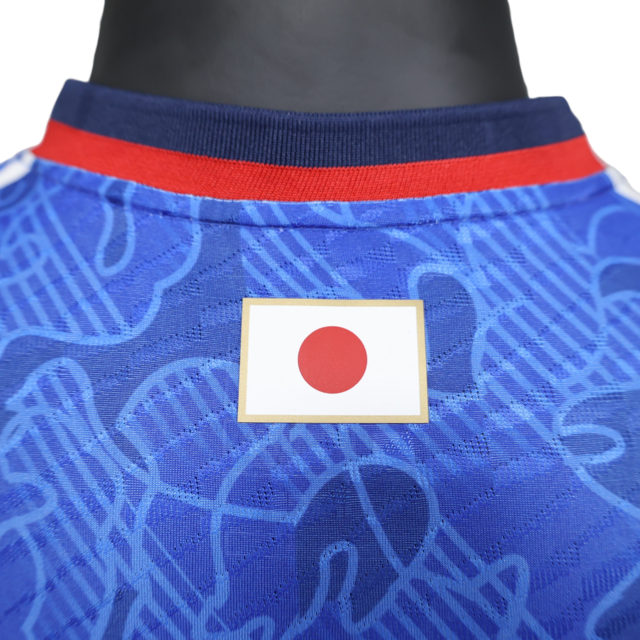 Camisa Seleção do Japão Edição Especial 23/24 - Jogador Adidas Masculina - Azul com detalhes em branco