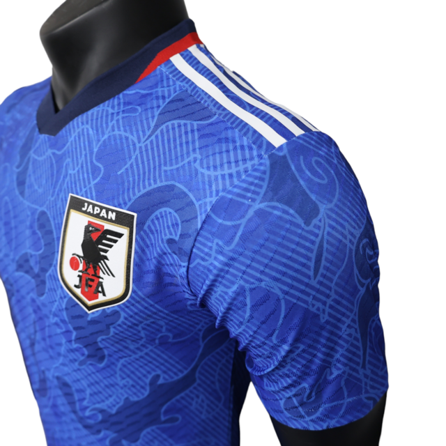 Camisa Seleção do Japão Edição Especial 23/24 - Jogador Adidas Masculina - Azul com detalhes em branco