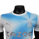 Camisa Olympique Marseille Edição Especial 23/24 - Jogador Puma Masculina - Branca com detalhes em azul
