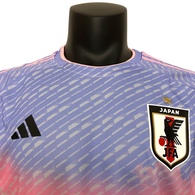 Camisa Japão II 23/24 Jogador Adidas Masculina - Rosa com detalhes em azul e preto