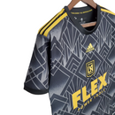 Camisa Los Angeles FC I 22/23 - Torcedor Adidas Masculina - Preta com detalhes em dourado