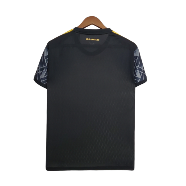 Camisa Los Angeles FC I 22/23 - Torcedor Adidas Masculina - Preta com detalhes em dourado