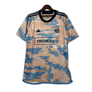Camisa Philadelphia Union II 23/24 -  Adidas Feminina - Bege com detalhes em azul