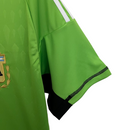 Camisa Seleção da Argentina Goleiro 23/24 - Torcedor Adidas Masculina - Verde com detalhes em branco e dourado