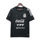 Camisa Seleção Argentina Treino 22/23 - Torcedor Adidas Masculina - Preta com detalhes em branco
