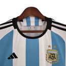 Camisa Seleção da Argentina I 22/23 - Torcedor Adidas Masculina - Azul e branca com detalhes em preto