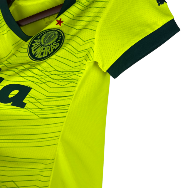 Camisa Palmeiras III 23/24 -  Puma Feminina - Verde fluorescente