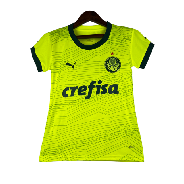 Camisa Palmeiras III 23/24 -  Puma Feminina - Verde fluorescente