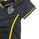 Camisa Atlético Mineiro III 23/24 -  Adidas Feminina - Preta com detalhes em amarelo