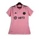 Camisa Inter Miami I 23/24 -  Adidas Feminina - Rosa com detalhes em preto