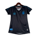 Camisa Grêmio III 23/24 -  Umbro Feminina - Preta com detalhes em azul