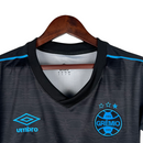 Camisa Grêmio III 23/24 -  Umbro Feminina - Preta com detalhes em azul