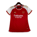 Camisa Arsenal I 23/24 -  Adidas Feminina - Vermelha com detalhes em branco e dourado