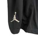 Kit Infantil Paris Saint-Germain III 23/24 Jordan - Preto com detalhes em cinza e branco