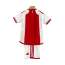 Kit Infantil Ajax I 23/24 Adidas - Vermelho e branco