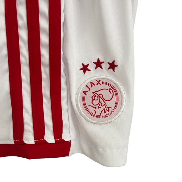 Kit Infantil Ajax I 23/24 Adidas - Vermelho e branco
