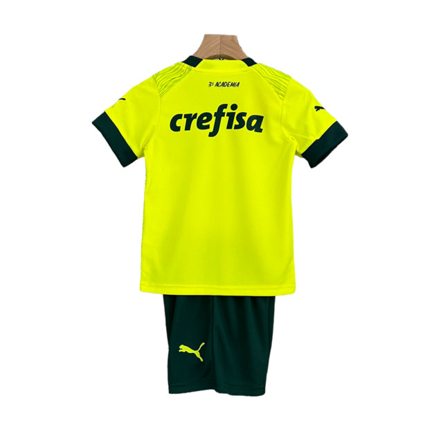 Kit Infantil Palmeiras III 23/24 Puma - Verde fluorescente