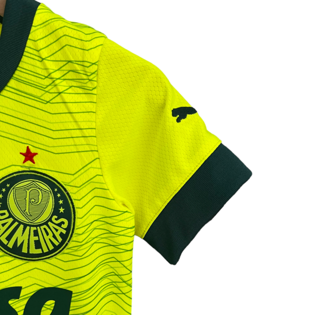 Kit Infantil Palmeiras III 23/24 Puma - Verde fluorescente