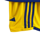 Kit Infantil Boca Juniors II 23/24 Adidas - Amarelo com detalhes em azul