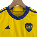 Kit Infantil Boca Juniors II 23/24 Adidas - Amarelo com detalhes em azul