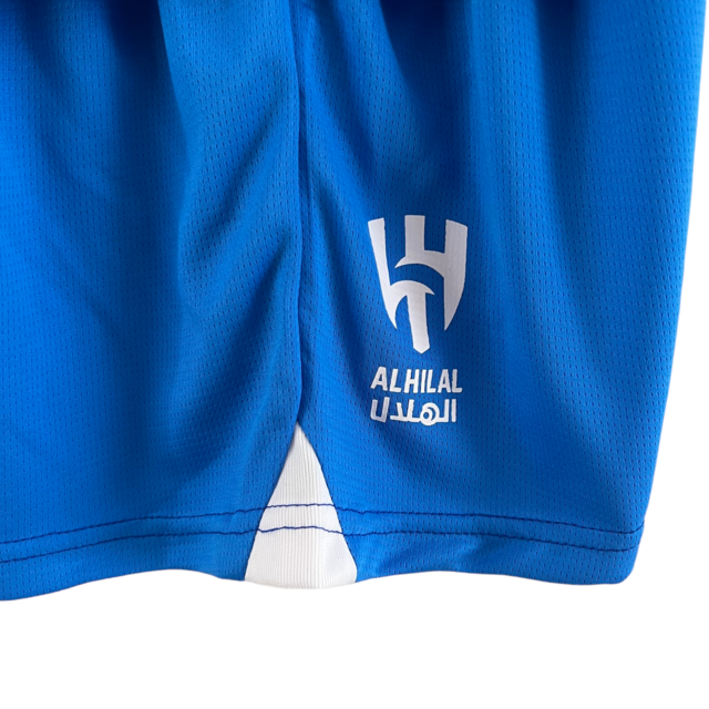 Kit Infantil Al Hilal I 23/24 Puma - Azul com detalhes em branco