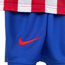 Kit Infantil Atlético de Madrid I 23/24 Nike - Vermelho e branco e azul