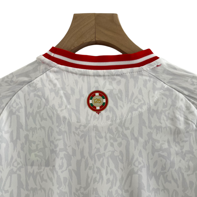 Kit Infantil Atlético de Bilbao III 23/24 Castore - Branco com detalhes em vermelho e preto