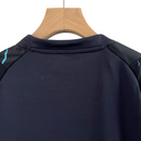 Kit Infantil Manchester City III 23/24 Puma - Preto com detalhes em azul e rosa