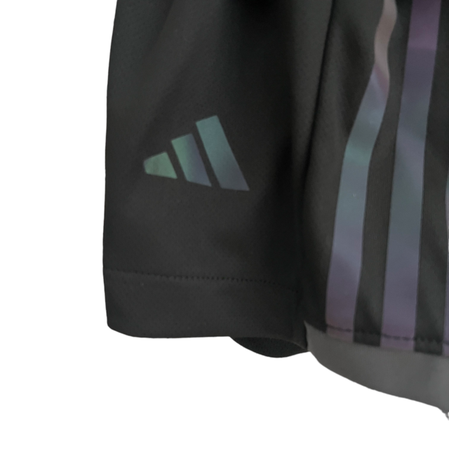 Kit Infantil Flamengo III 23/24 Adidas - Preta