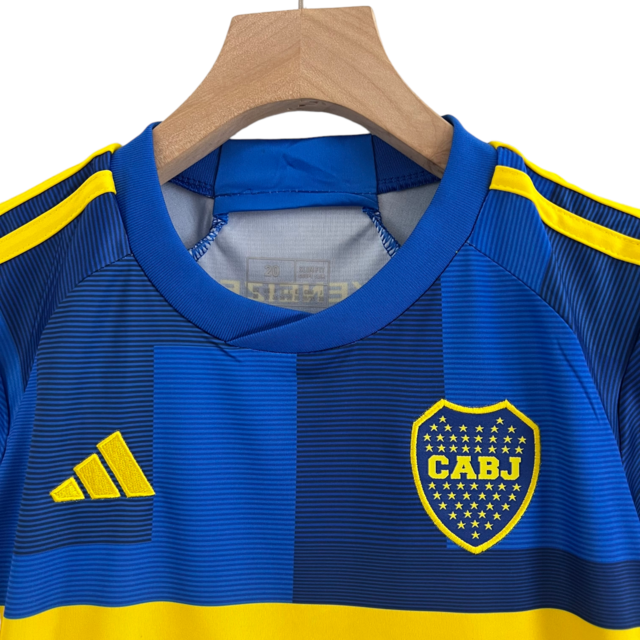 Kit Infantil Boca Juniors I 23/24 Adidas - Azul e amarelo