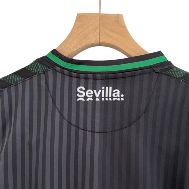 Kit Infantil Real Betis III Hummel - Preto com detalhes em verde e branco