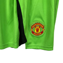 Kit Infantil Manchester United Goleiro Adidas 23/24 - Verde com detalhes em preto
