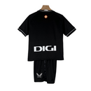 Kit Infantil Atlético de Bilbao Goleiro Castore 23/24 - Preto com detalhes em branco