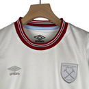 Kit Infantil West Ham II Umbro 23/24 - Branca com detalhes em vinho