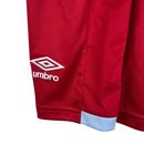 Kit Infantil West Ham I Umbro 23/24 - Vinho com detalhes em azul