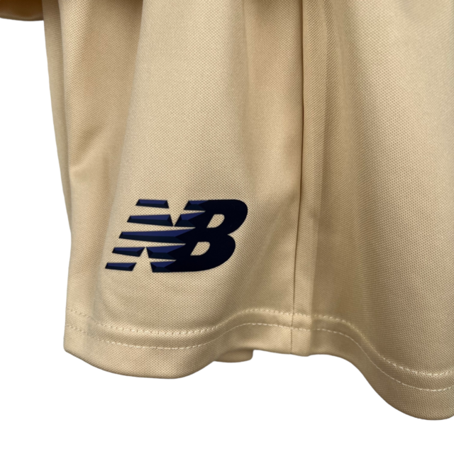 Kit Infantil Porto II New Balance 23/24 - Dourado com detalhes em azul