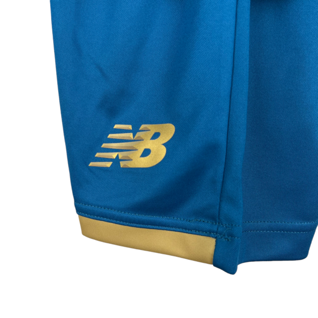 Kit Infantil Porto III New Balance 23/24 - Azul com detalhes em dourado