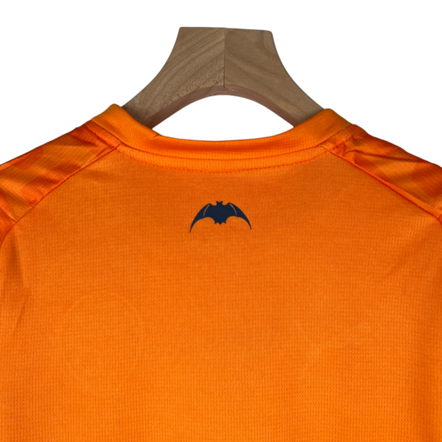 Kit Infantil Valencia III Puma 23/24 - Laranja com detalhes em azul